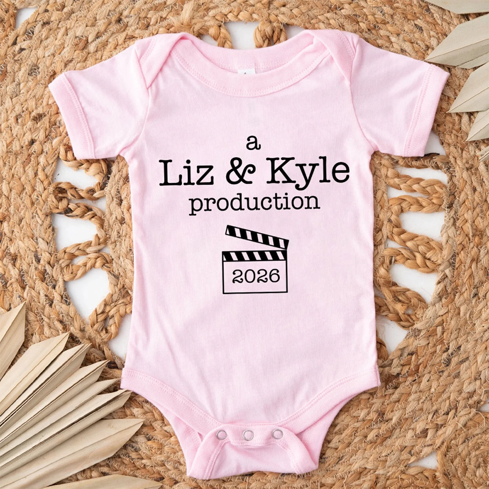 A Mom & Dad Production - Personalized Baby Onesie