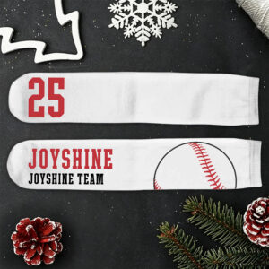 Custom Name Baseball Crew Socks – Personalized Gift for Fans & Players
