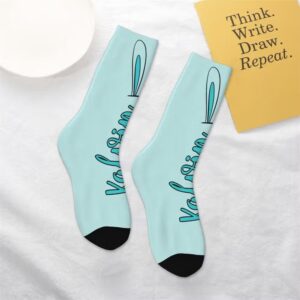 Personalized Multicolor Rabbit Bunny Ears Soft Children Socks with Name Children's Day Christmas Easter Gift for Children